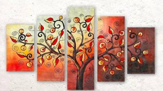 Tree Leaves Landscape – Nature Canvas Wall Art