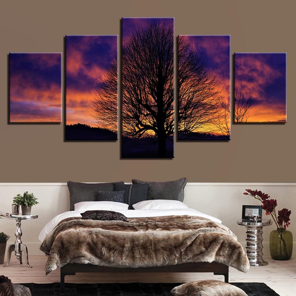 Tree Sunrise 4 – Nature Canvas Wall Art