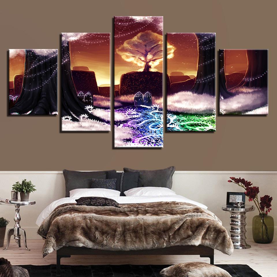 Tree Sunset 03 – Nature Canvas Wall Art