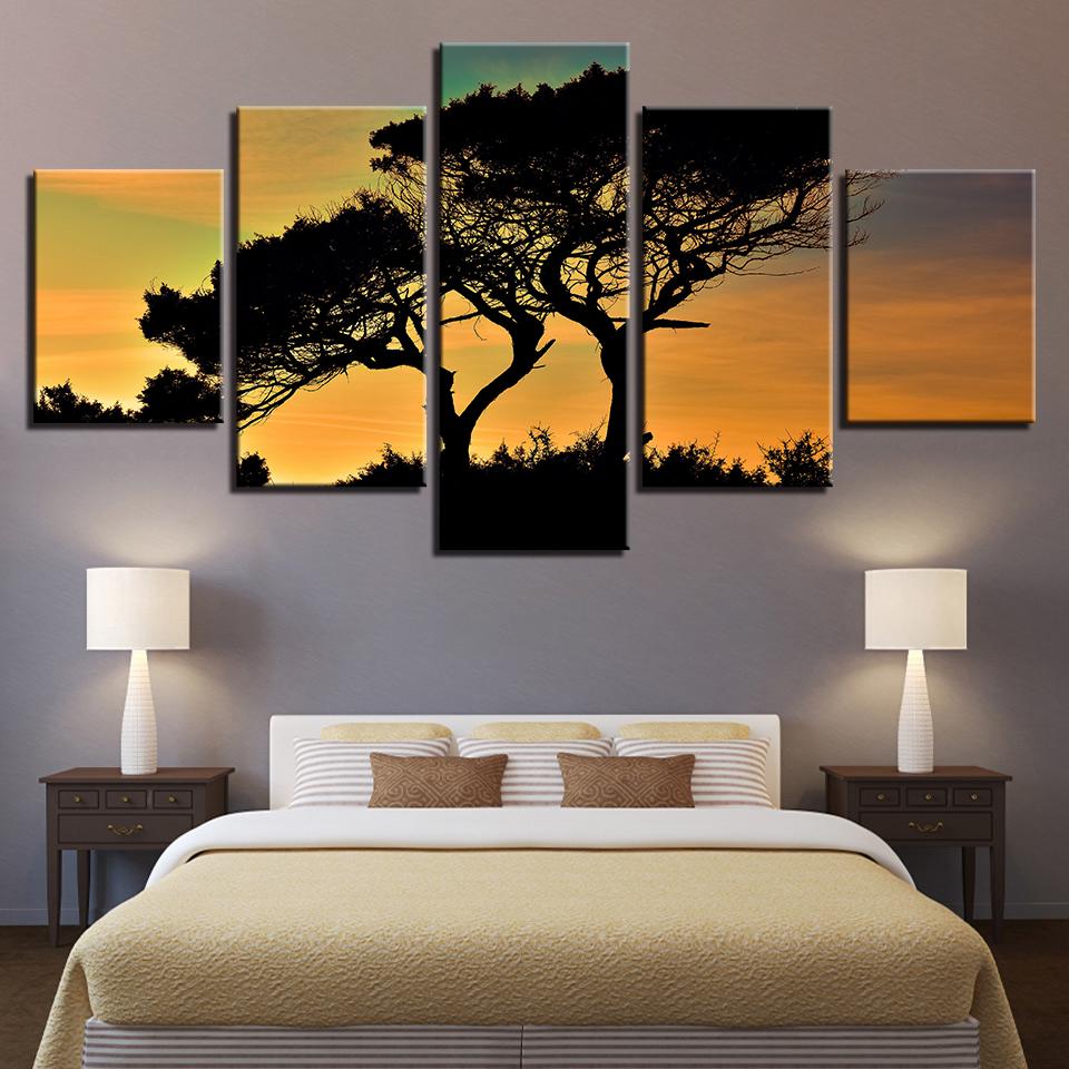 Tree Sunset 7 – Nature Canvas Wall Art