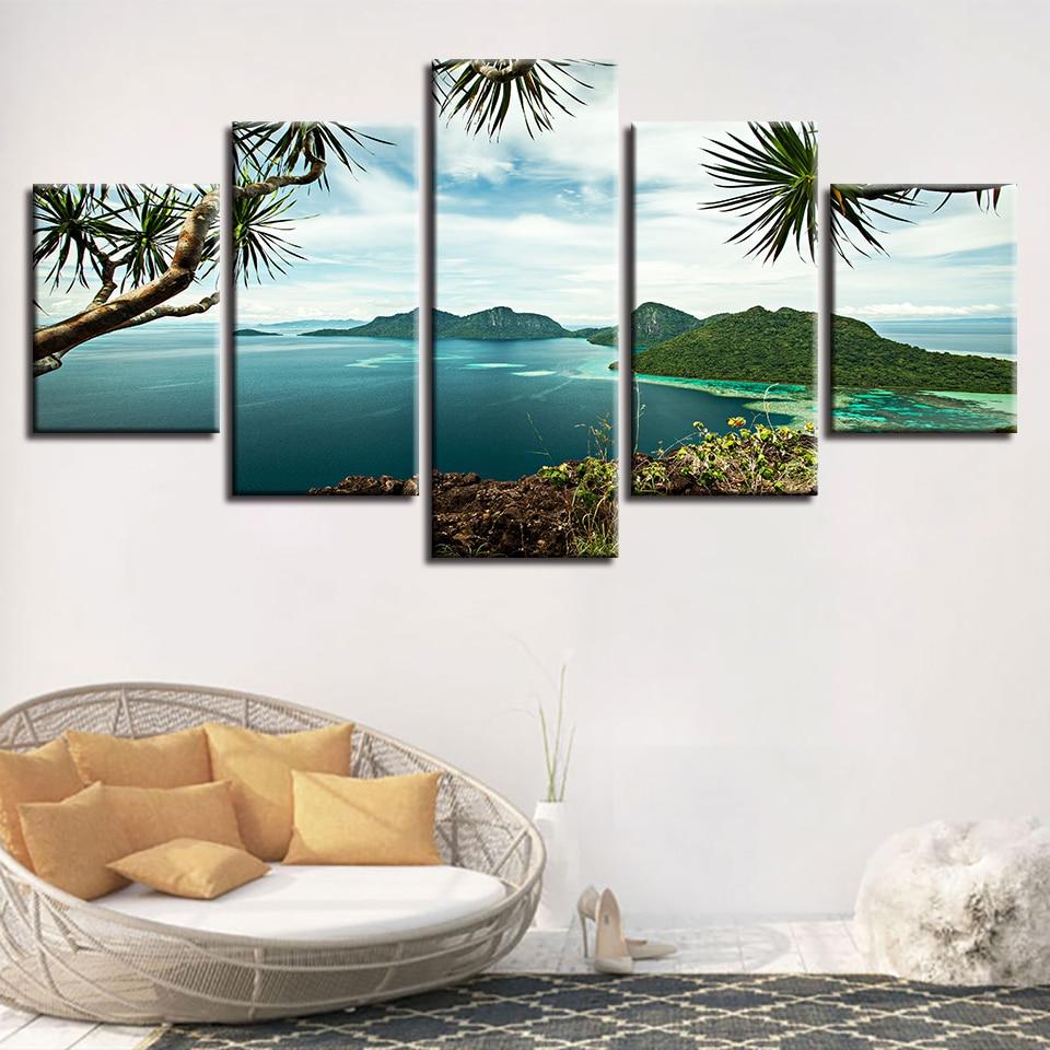 Trees Mountain 01 – Nature Canvas Wall Art