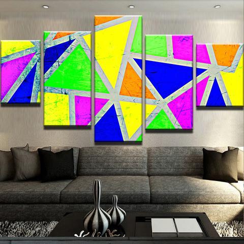 Triangles – Abstract Canvas Wall Art