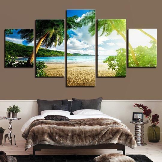 Tropical Beach Paradise – Ocean Canvas Wall Art
