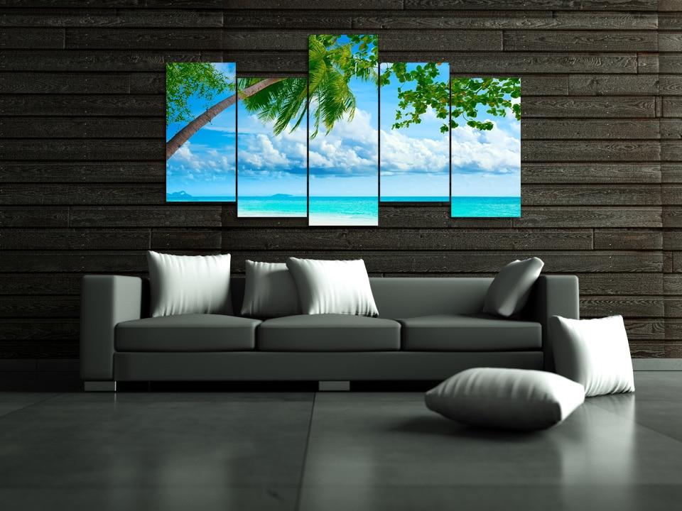 Tropical Beach Resorts – Nature Canvas Wall Art