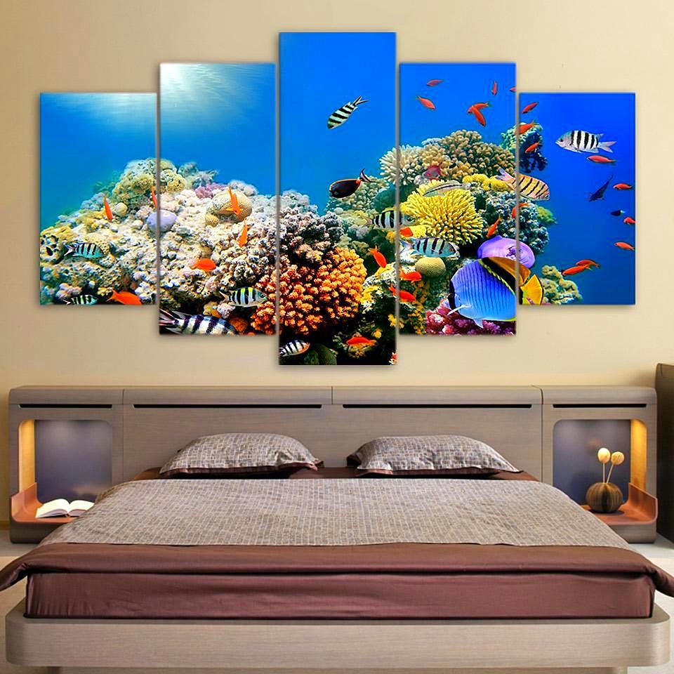 Tropical Sea Coral Reef – Nature Canvas Wall Art