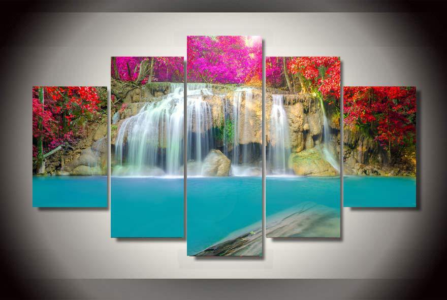 Tropical Sunset Paradise 1 – Nature Canvas Wall Art