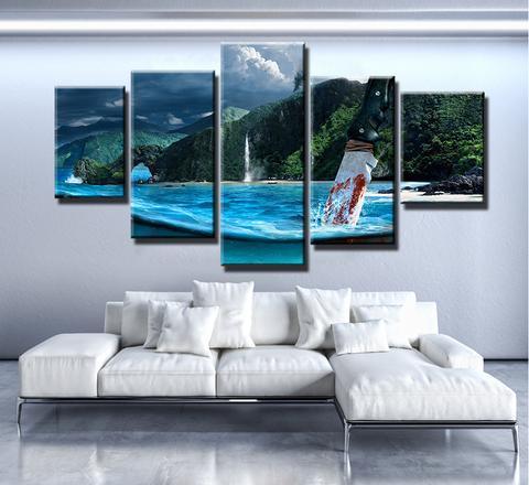 Trouble In Paradise – Nature Canvas Wall Art