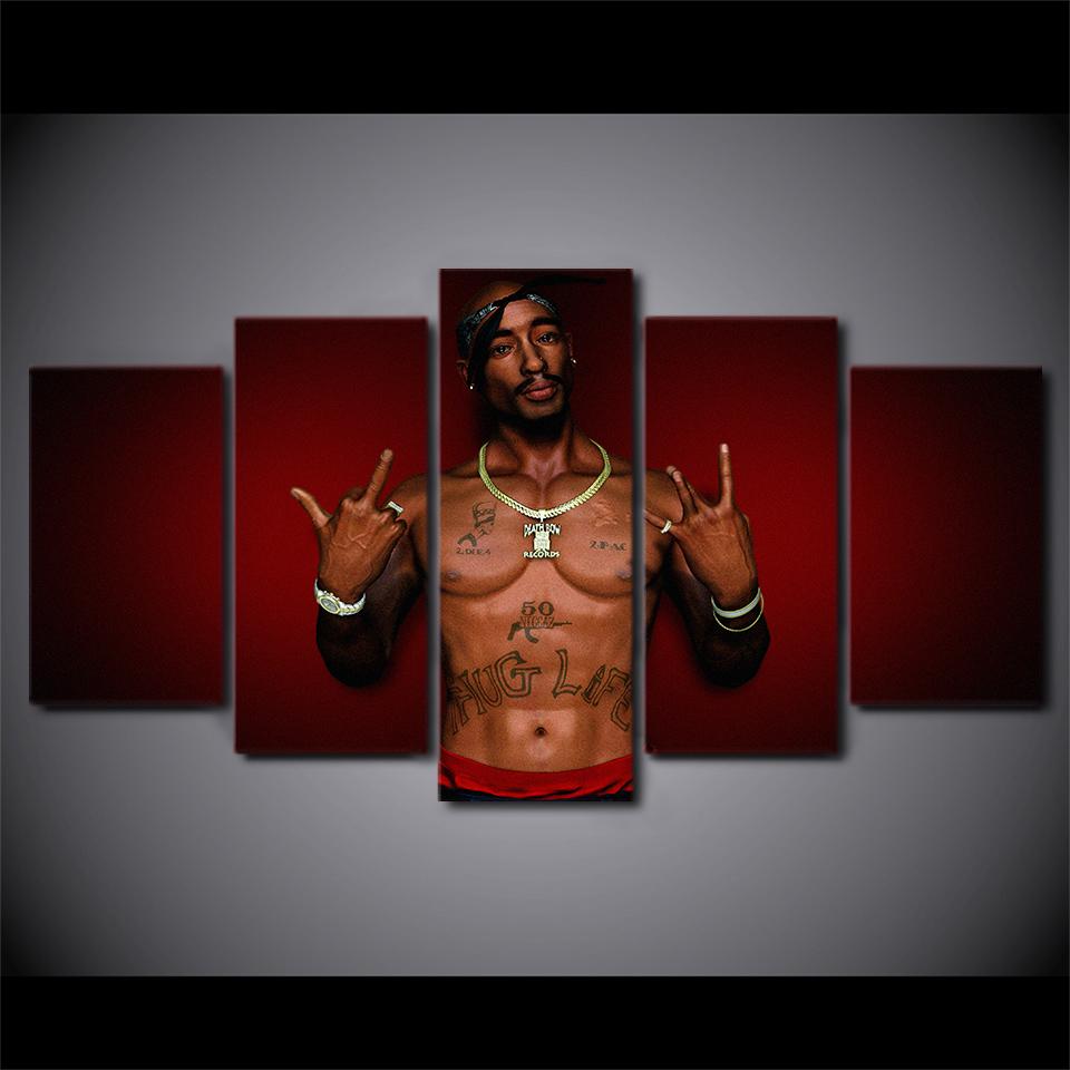 Tupac Shakur 01 – Famous Person Canvas Wall Art