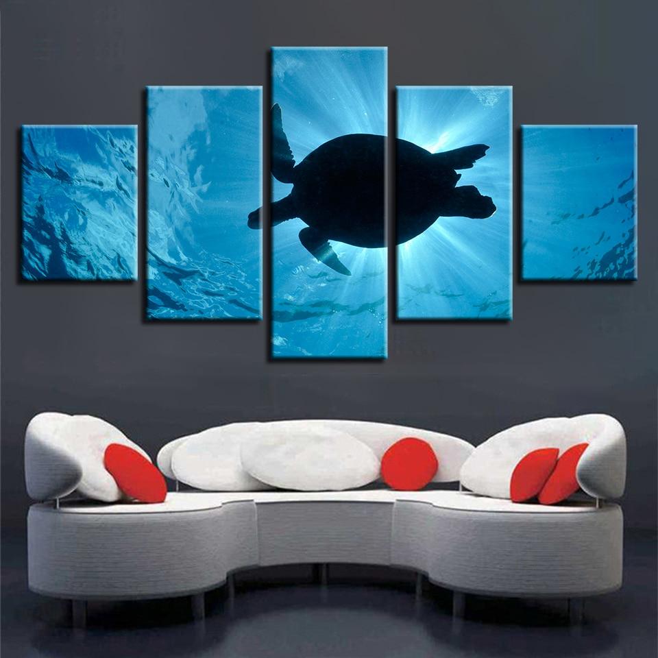 Turtle 02 – Animal Canvas Wall Art