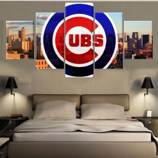 Type Cubs – Sport Canvas Wall Art