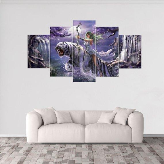 Tyrande World Of Warcraft – Gaming Canvas Wall Art