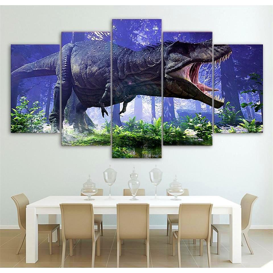 Tyrannosaurus Rex – Jurassic Park Canvas Wall Art