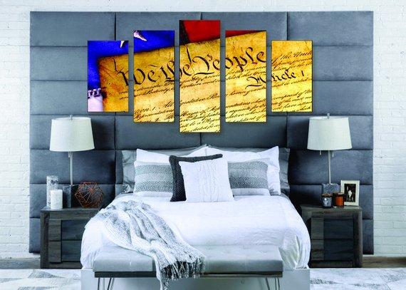 U.S. Constitution – Abstract Canvas Wall Art