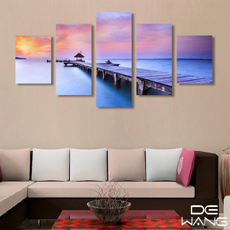 Under The Purple Sky – Space Canvas Wall Art