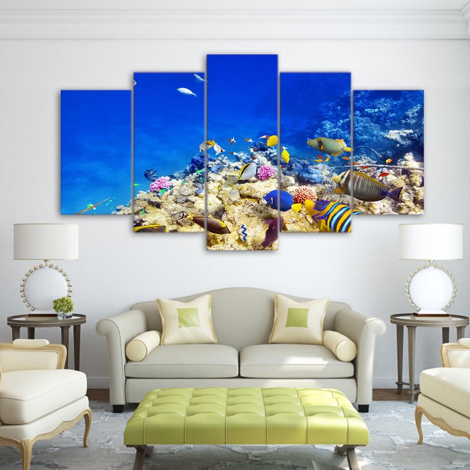 Underwater Corals 01 – Ocean Canvas Wall Art