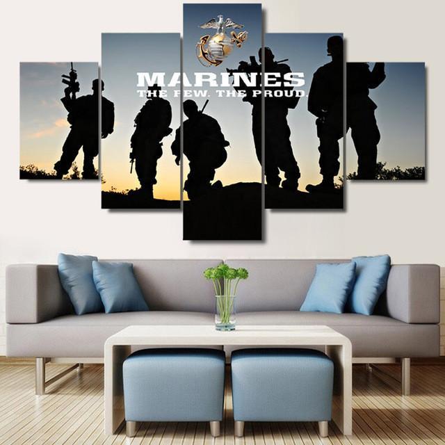 United States Marines – Army Canvas Wall Art