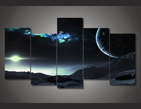 Universe And Planet – Nature Canvas Wall Art