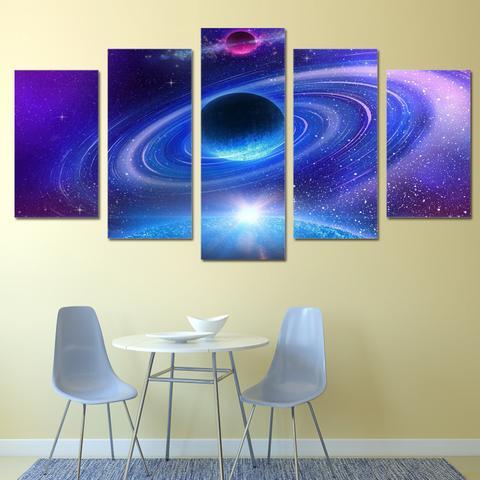 Universe And Planet – Space Canvas Wall Art