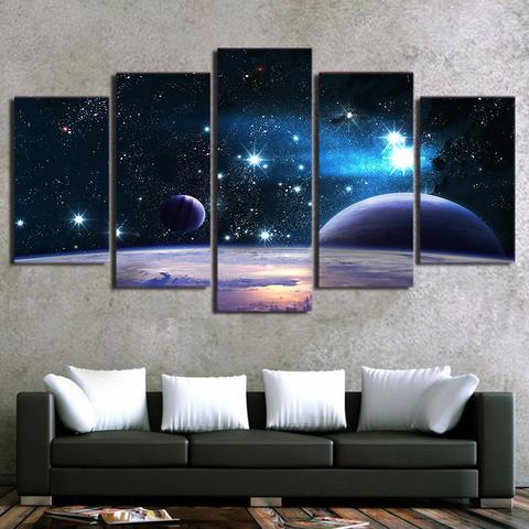 Universe Galaxy Starry Sky – Space Canvas Wall Art