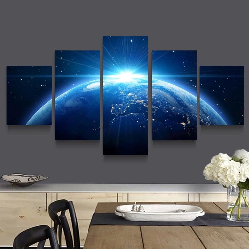 Universe Planet Earth 01 – Space Canvas Wall Art