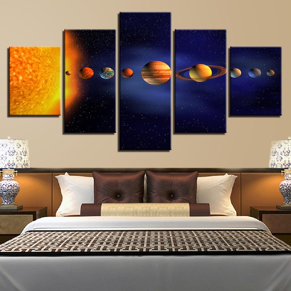Universe Planets 9 – Space Canvas Wall Art