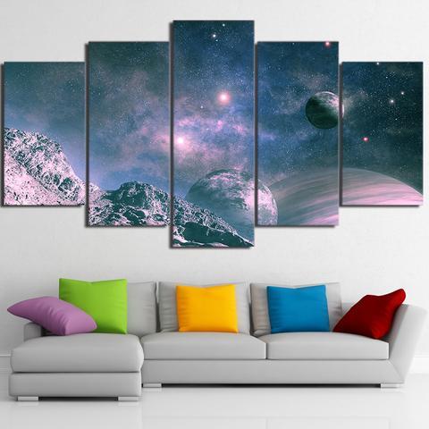 Universe Starry Sky Space – Nature Canvas Wall Art