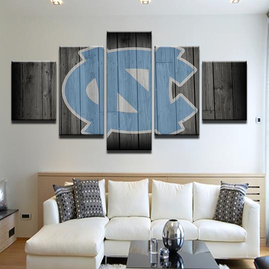 University Of North Carolina Tar Heels Unc Sport -Cv Canvas Wall Art