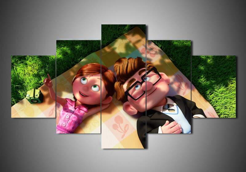 Up – Cartoon Canvas Wall Art