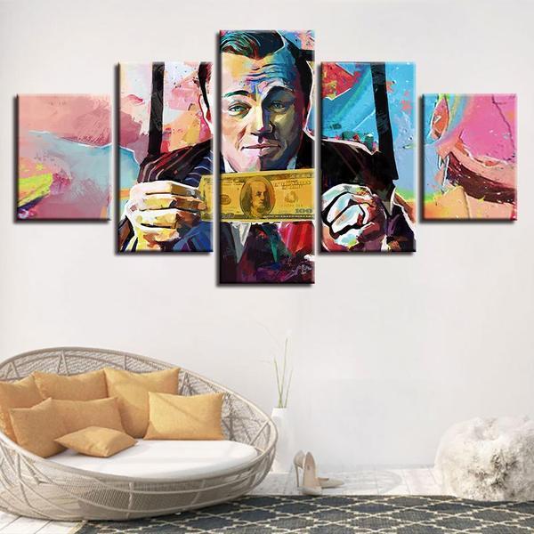 Us Dollar Entrepreneur – Famous Person Canvas Wall Art