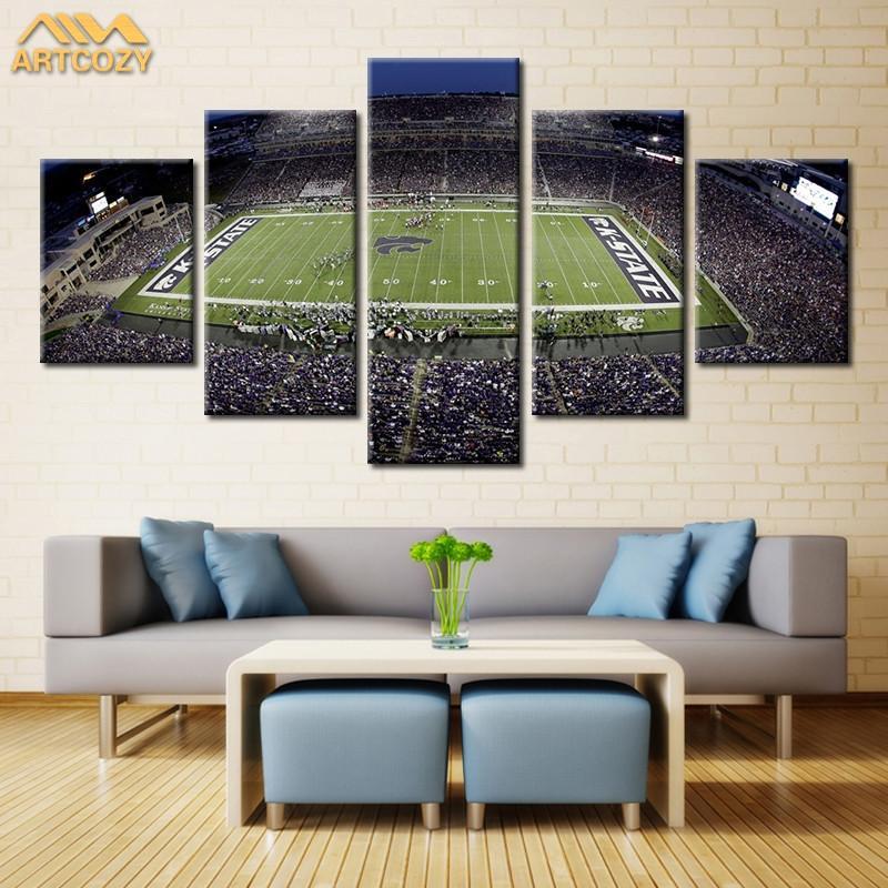 Usa Green Court – Sport Canvas Wall Art