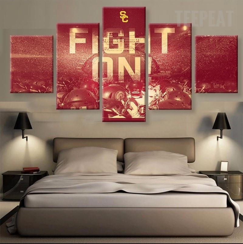Usc Trojans Sports Team Fans Sport Canvas Wall Art