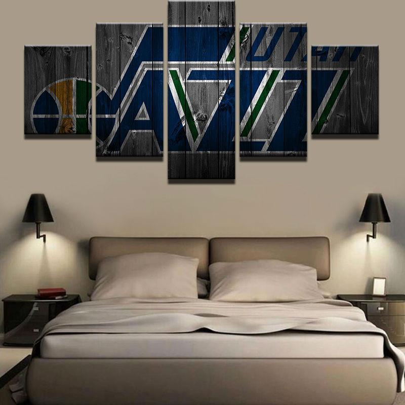 Utah Jazz Nba Basketball – Canvas Wall Art
