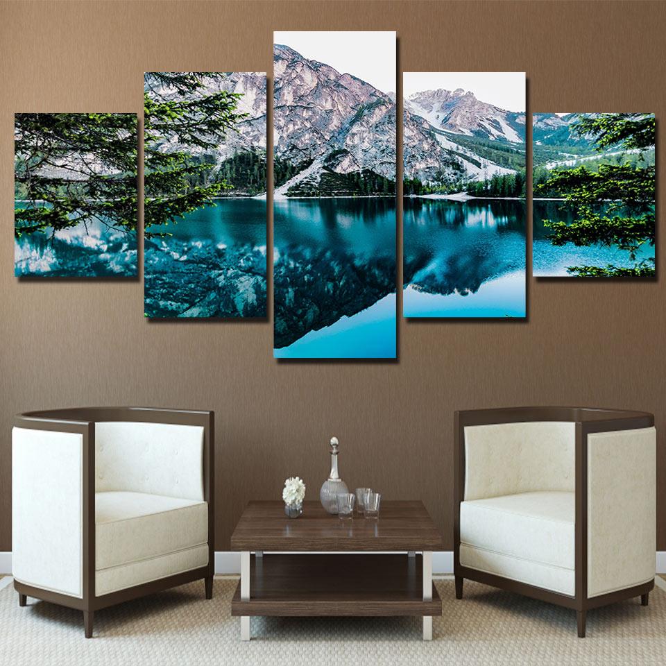 Valley Lake – Nature Canvas Wall Art