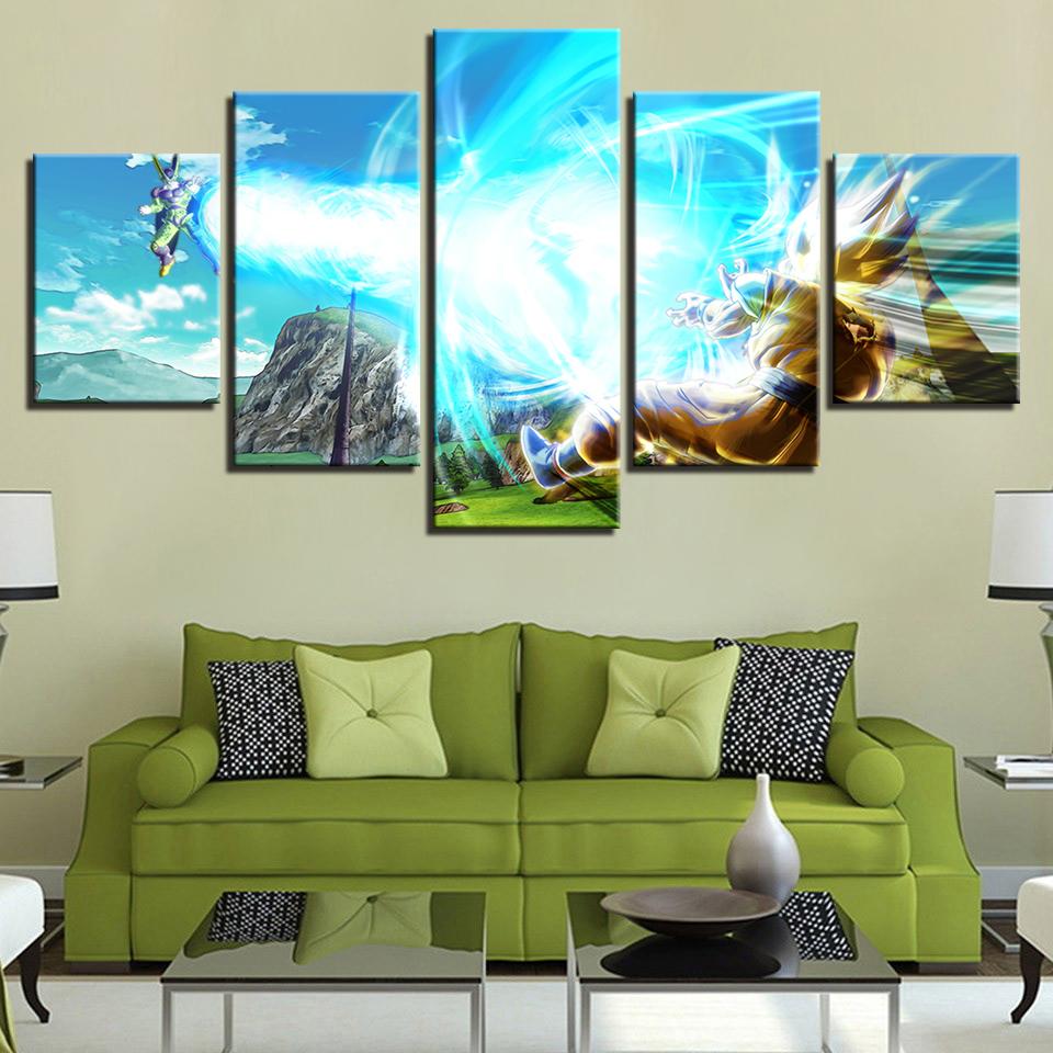 Vegeta Dragon Ball Z Super Saiyan – Anime Canvas Wall Art