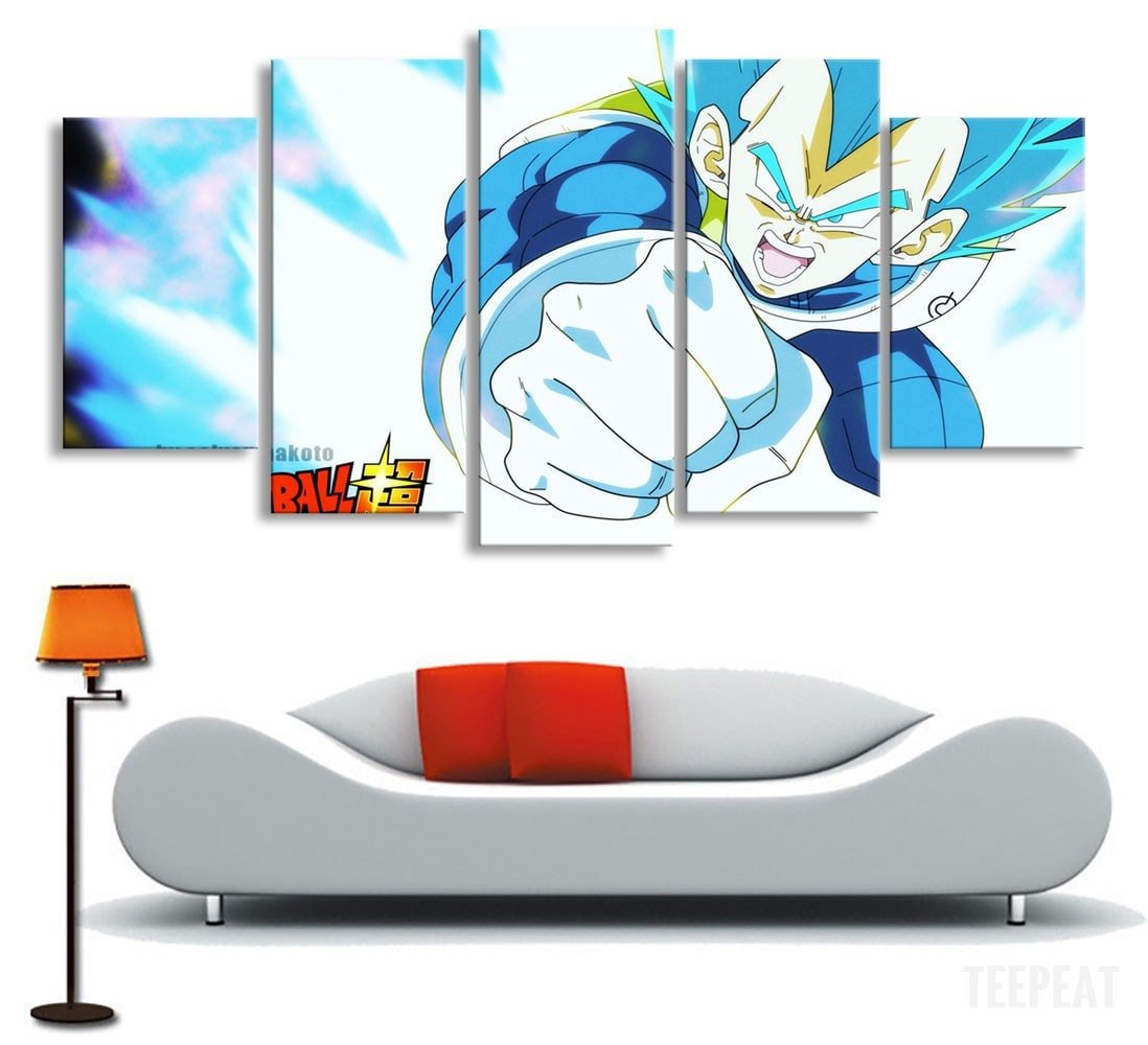 Vegeta God – Anime Canvas Wall Art