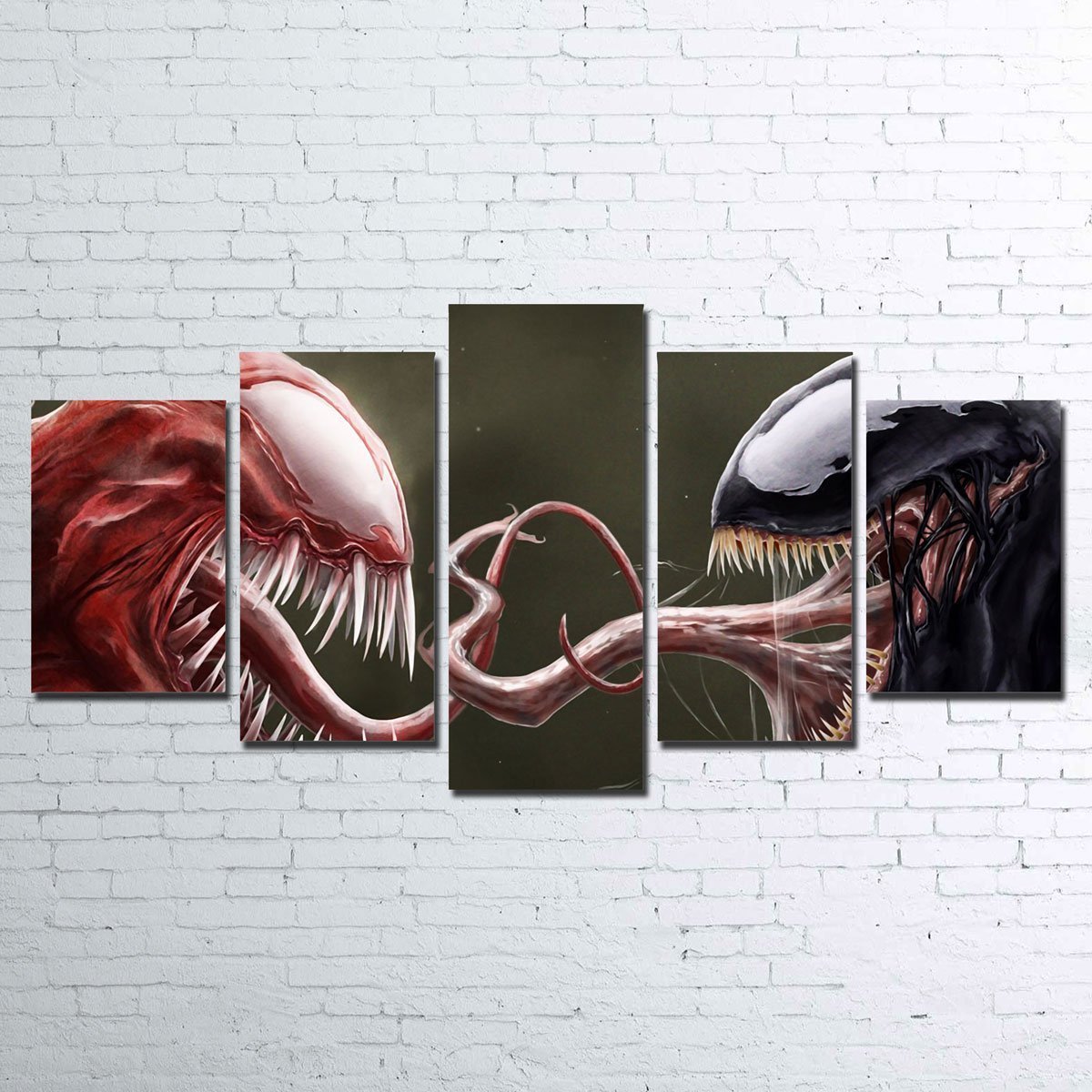 Venom Vs. Carnage – Movie Canvas Wall Art