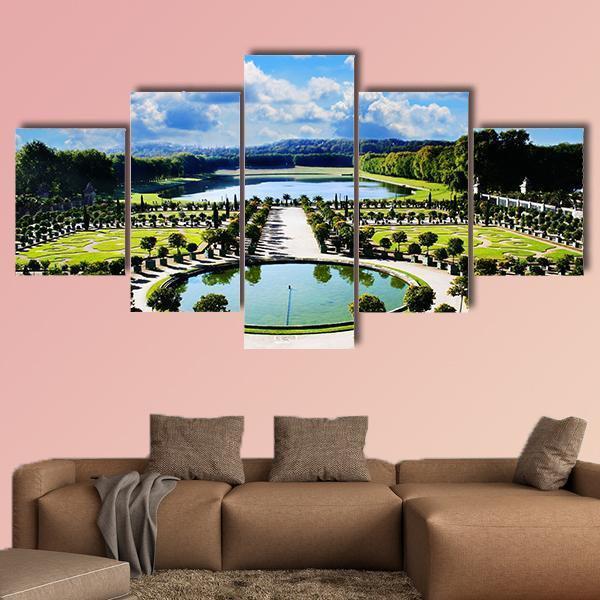 Versailles Royal Garden In Paris – Nature Canvas Wall Art