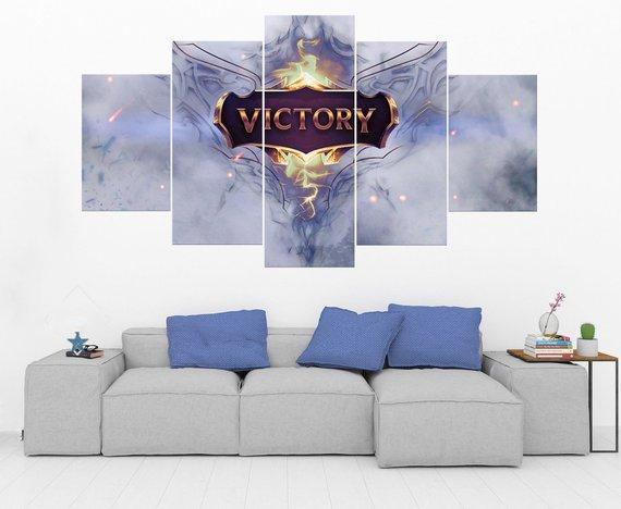 Victory – League Of Legends – Gaming Canvas Wall Art