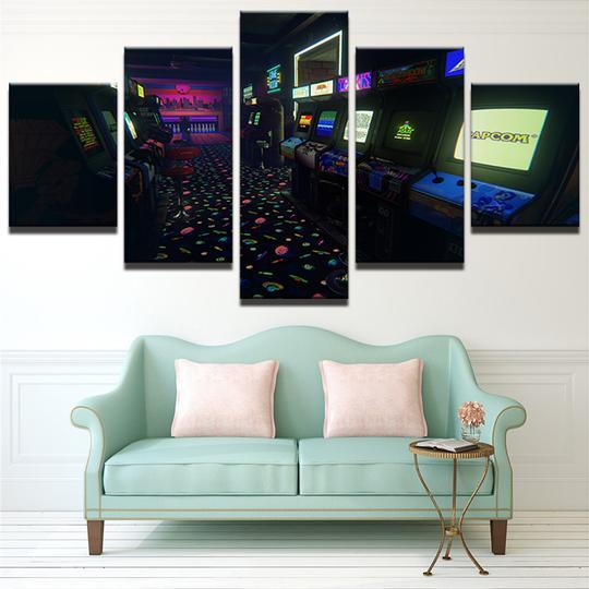 Video Arcade – Gaming Canvas Wall Art