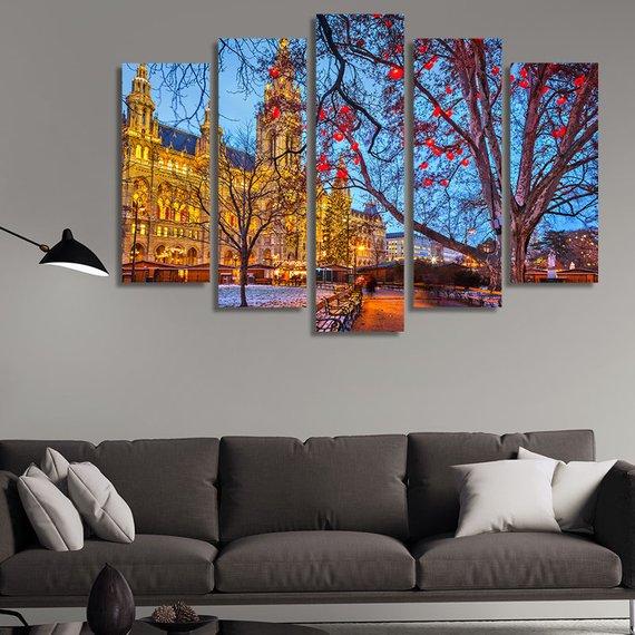 Vienna Town Hall – Nature Canvas Wall Art