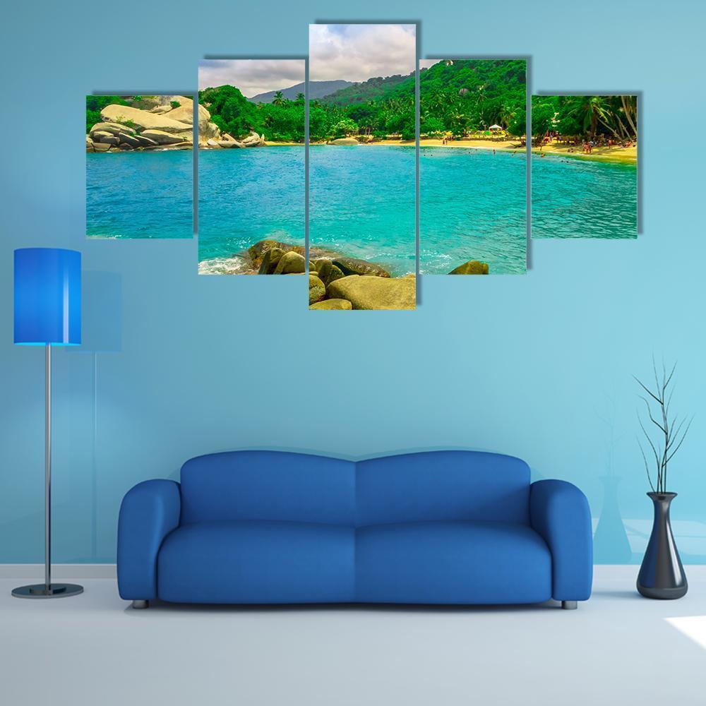 View Of Beach At Cabo San Juan – Nature Canvas Wall Art