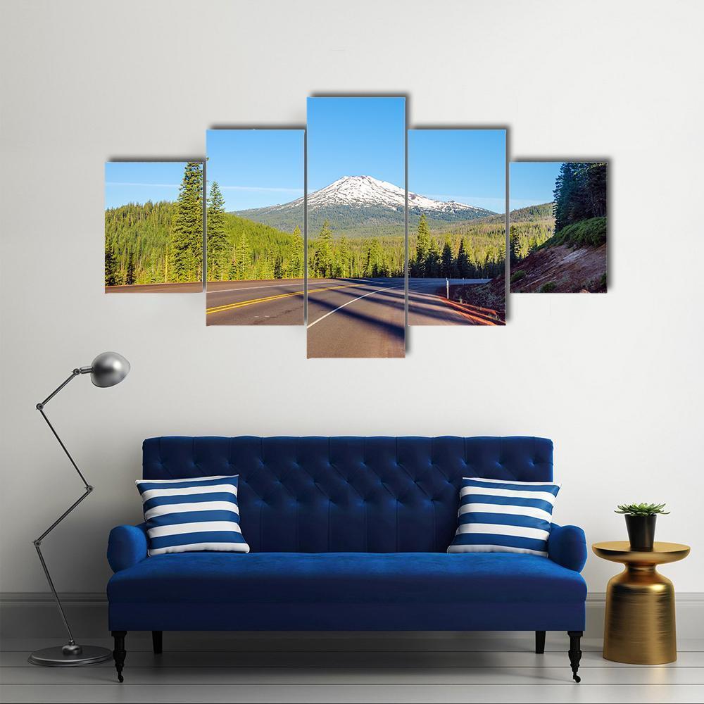 View Of Mt Bachelor – Nature Canvas Wall Art
