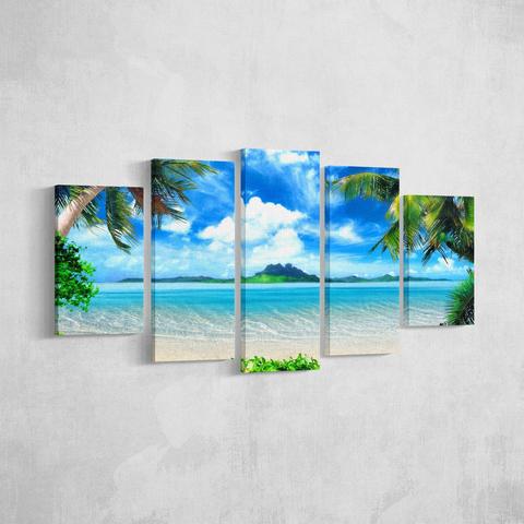View Of Paradise – Nature Canvas Wall Art