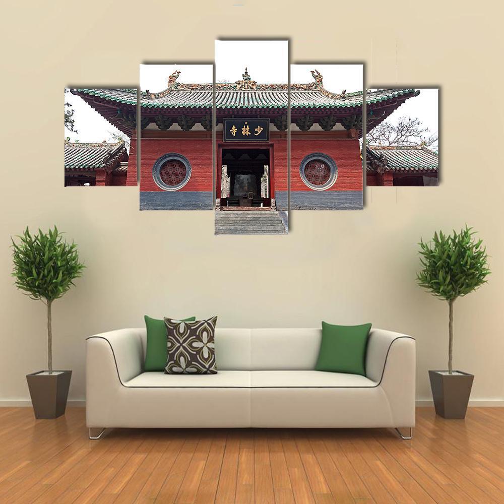 View Of Shaolin Temple In China – Nature Canvas Wall Art