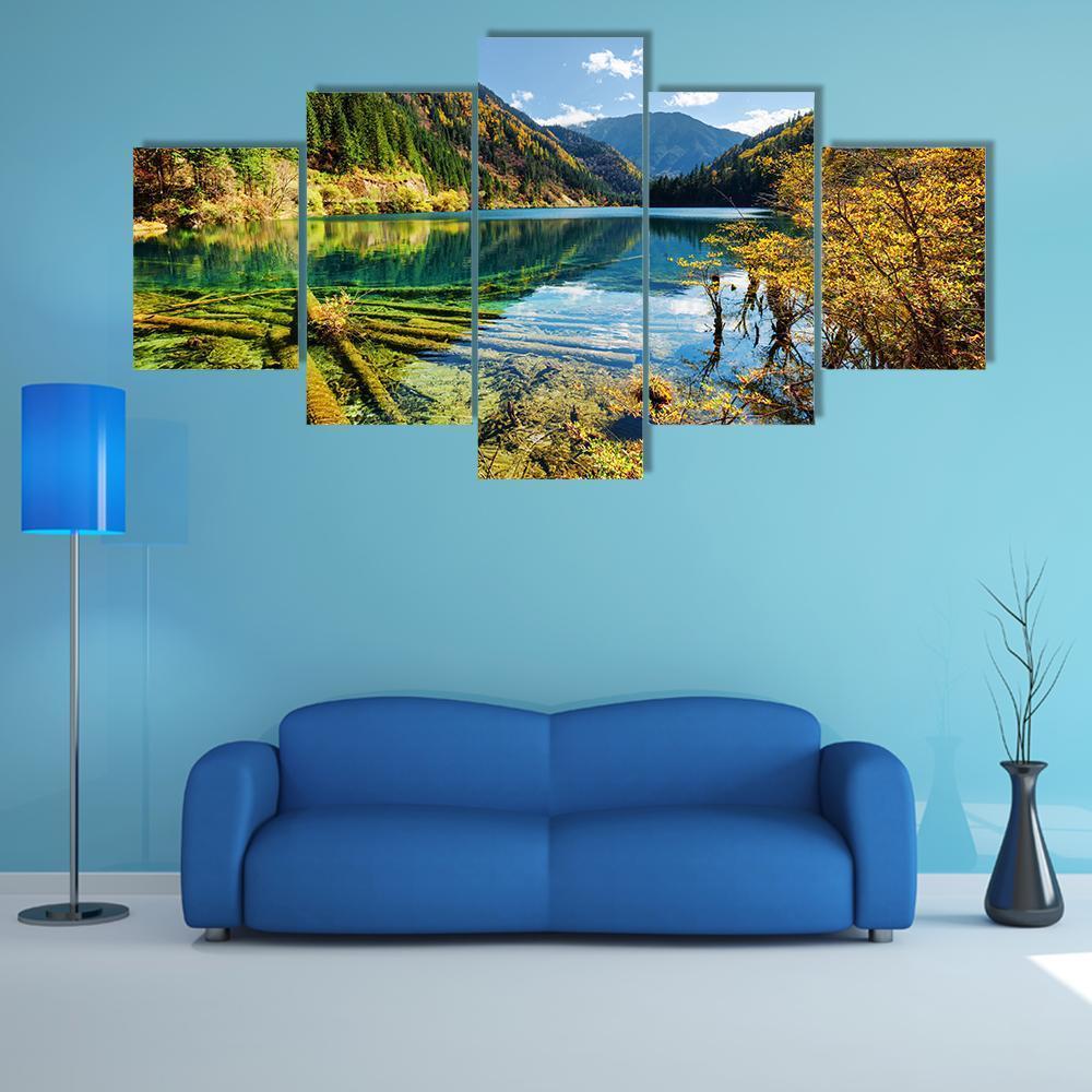 View Of The Arrow Bamboo Lake – Nature Canvas Wall Art