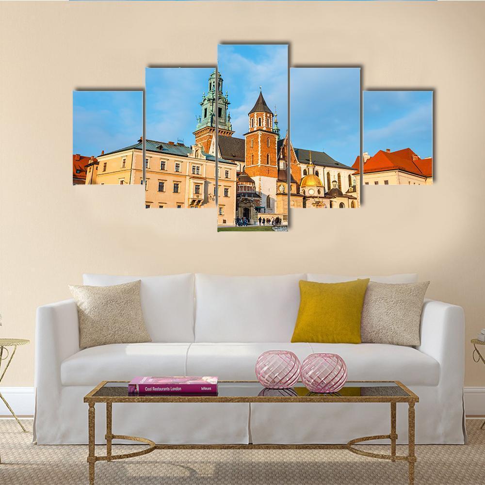 View Of Wawel Castle In Krakow – Nature Canvas Wall Art