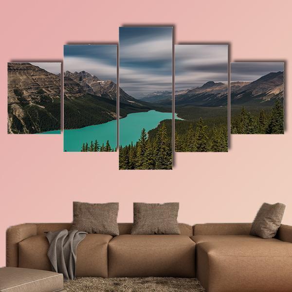 View Over Peyto Lake – Nature Canvas Wall Art