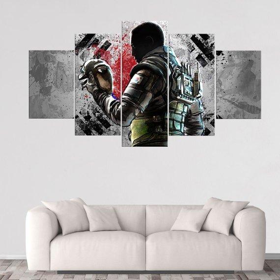 Vigil Rainbow Six Siege Gaming Canvas Wall Art