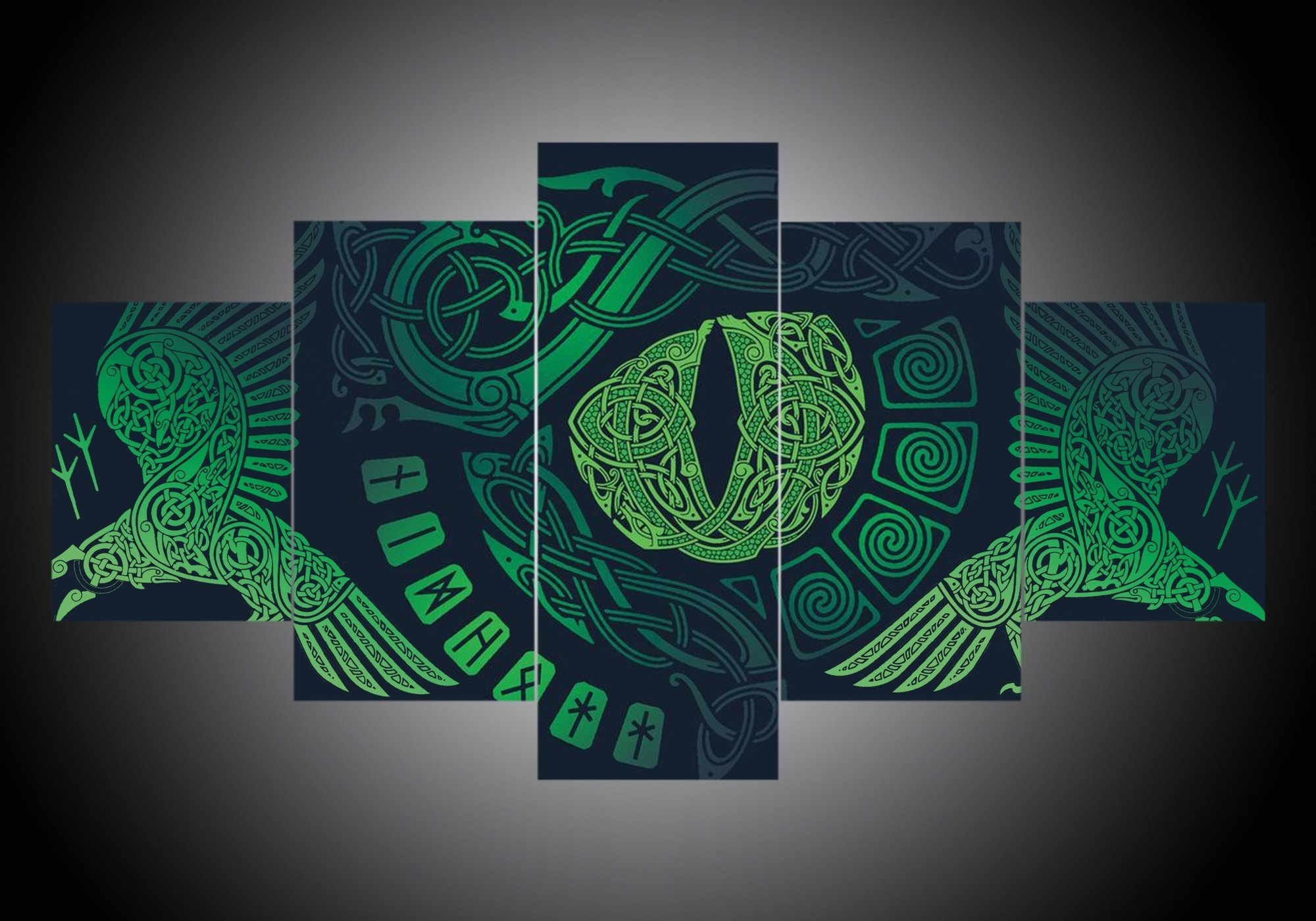 Vikings 6 – Abstract Canvas Wall Art