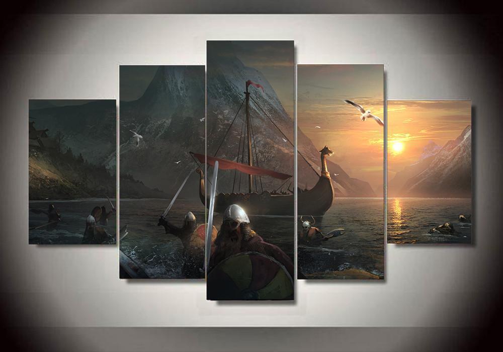 Vikings 8 – Movie Canvas Wall Art
